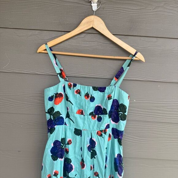 Anthropologie Maeve flora retro print midi dress - Picture 2 of 8